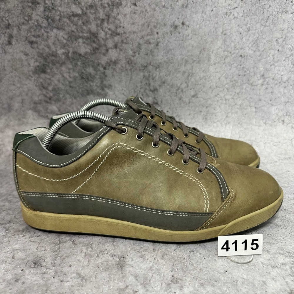 FootJoy Contour Casual Golf Shoes Mens 9 Brown Spikeless Leather 54249 Comfort‎